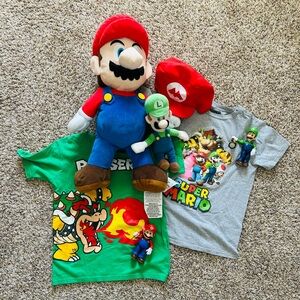Nintendo Mario Plush and More Bundle